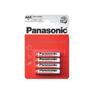 R3 / AAA Panasonic 2861 Zinc Carbon Bx4
