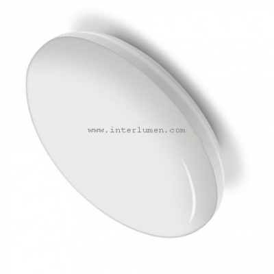 Plafon LED pir 18W/840 biały Plast. SUN IK10 IP54
