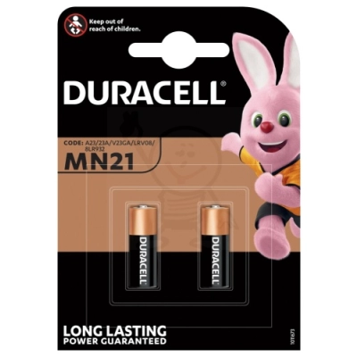 A23 12V Duracell MN21 Long Lasting bl x 2