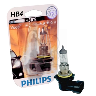 HB4 + 30% 9006PR 55W P22d Philips Vision /bliste