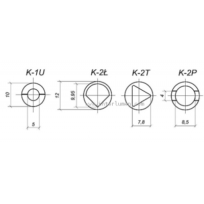 Klucz energetyczny uniwersalny 2G 1U-2T KARI 4981