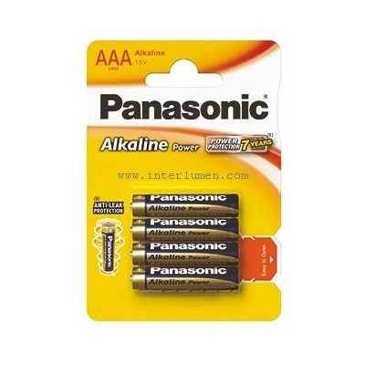 LR3 / AAA Panasonic 9334 Alkaline Power Bx 4