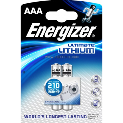 LR3 / AAA Energizer ultimate Lithium Bx2