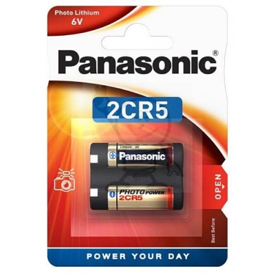2CR5 6V Panasonic 7158 Photo Lithium