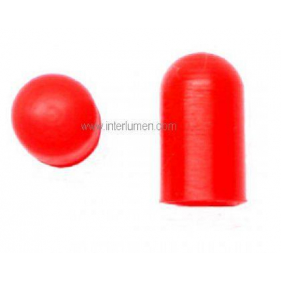 Kapturek T 1 3/4 czerwony /na żarówkę Fi.5mm/ T0