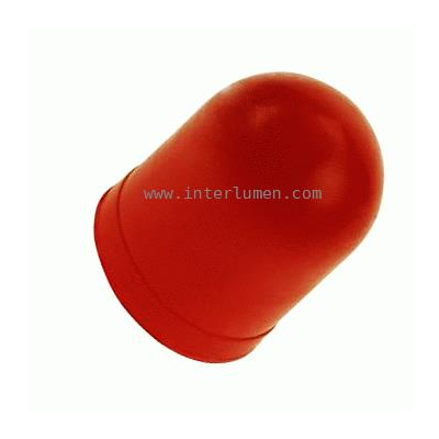 Kapturek T 1 1/4 czerwony /na żarówkę Fi.4 ÷4,3mm/