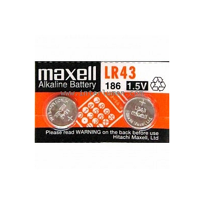 AG12 MAXELL LR43 Bx10