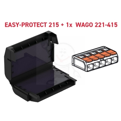 EASY-PROTECT 215 Puszka żelowa +1x Wago 2-4mm 9383