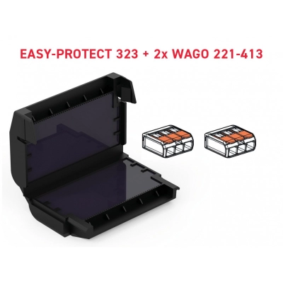 EASY-PROTECT 323 Puszka żelowa +2x Wago 2-4mm 9406