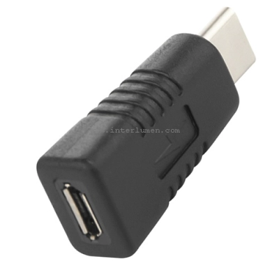 Adapter USB gniazdo micro USB - wtyk USB typ C