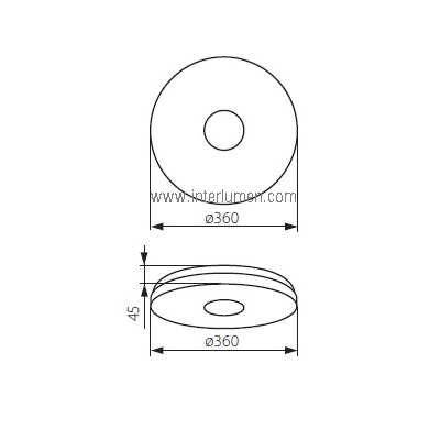 Panel led n/t fi 360x45 2-24W/8÷30,45,65 Kanlux