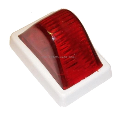 Lampka sygnalizacyjna WOS-1 rubin / bez żarówki »Ł